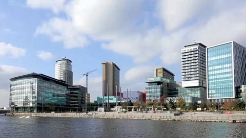 MediacityUK Timelapse Stock Footage 87870072
