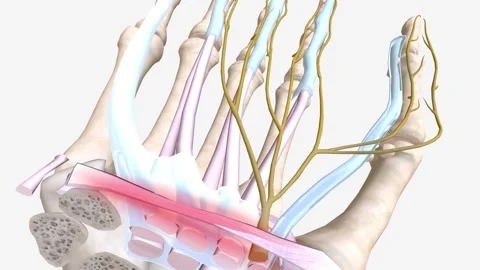 Median nerve compressed Carpal tunnel sy... | Stock Video | Pond5