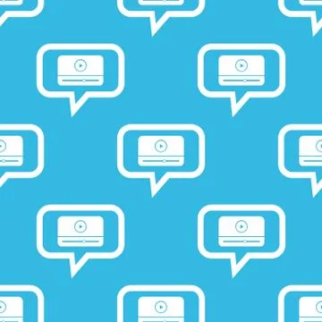 Mediaplayer message pattern Illustrazione stock