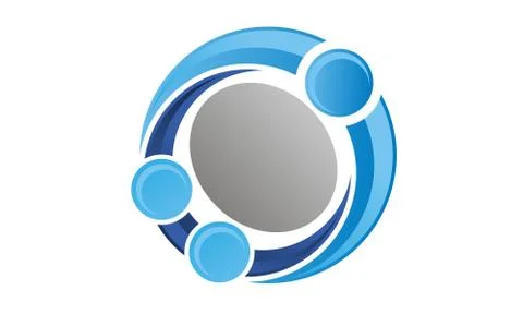 Mediation Logo Design Template Vector Illustrazione stock