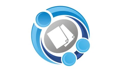 Mediation Logo Design Template Vector Stock Illustration