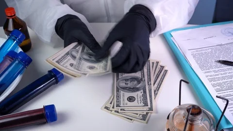 Medic Corruption Business Video stock 126066780