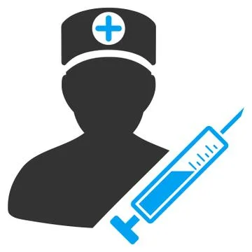 Medic Flat Icon 스톡 일러스트