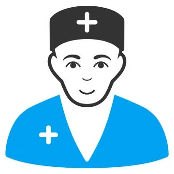 Medic Flat Icon Stock Illustration
