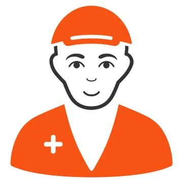 Medic Flat Icon Stock Illustration