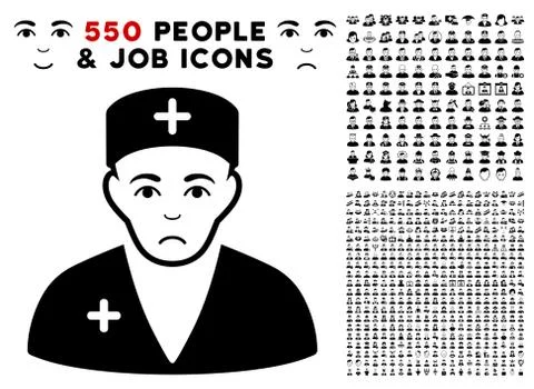 Medic Icon with Bonus Stock Illustration