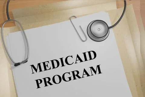 Medicaid Program medical concept Stock-Illustration