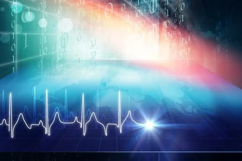 Medical Abstract Digital Background Concept Series Stock Illustration