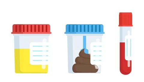 Medical analysis laboratory test Stock Illustration