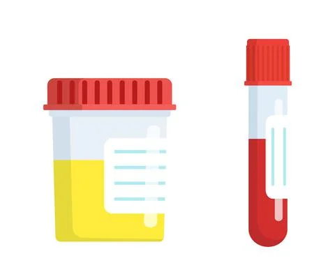 Medical analysis laboratory test イラスト素材