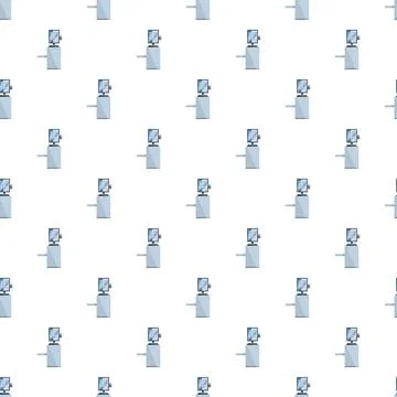 Medical apparatus pattern creating seamless healthcare background Illustrazione stock