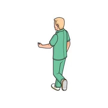 Medical assistant Stock-Illustration