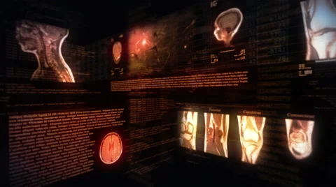 Medical Background. 360. Loopable. Red/black. Stock-Footage 46726709