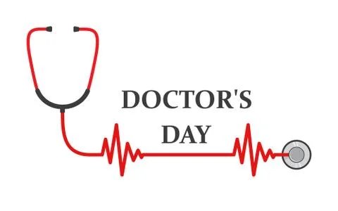 Medical background for Doctors day. Vector illustration Illustrazione stock