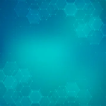 Medical background from hexagons. Geometric elements of design for modern com Stock Illustration