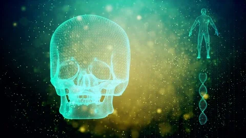 Medical background  human representation Stock Footage 101947030