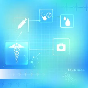 Medical Background Stock Illustration