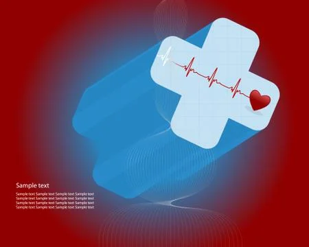Medical background Stock Illustration