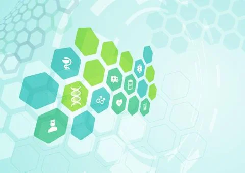 Medical background Stock Illustration