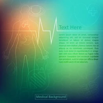 Medical background.. Stock Illustration