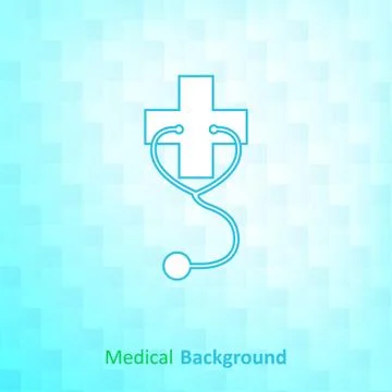 Medical background.. Stock Illustration
