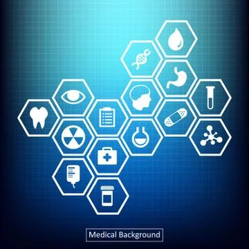 Medical Background Stock Illustration
