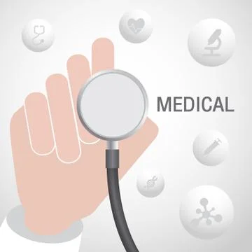 Medical background Stock Illustration