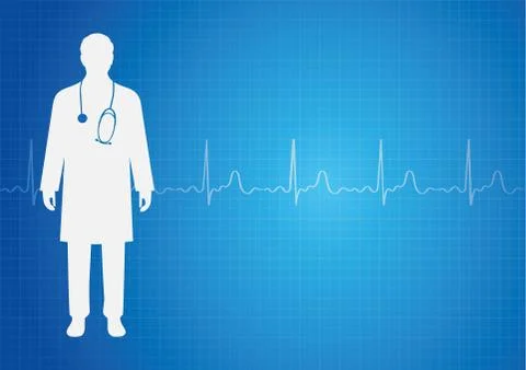 Medical background Stock Illustration