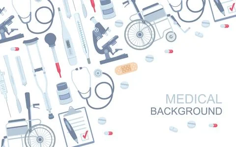 Medical background Stock Illustration