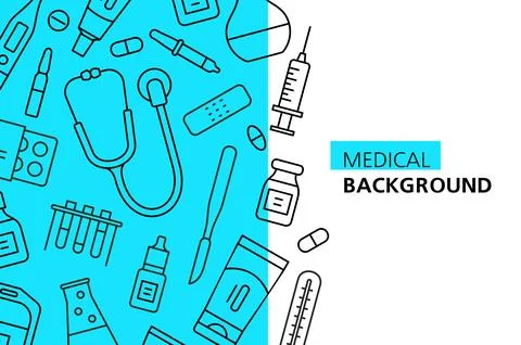 Medical background Stock Illustration