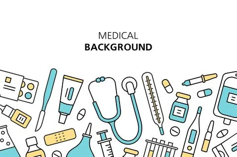 Medical background Stock Illustration
