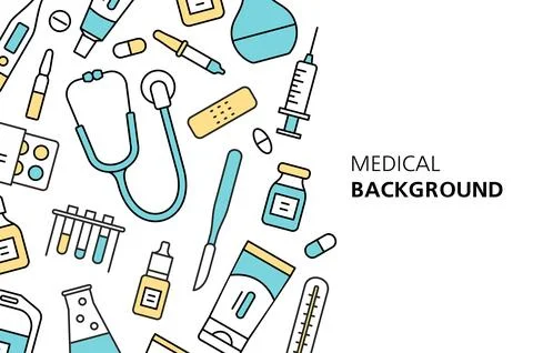 Medical background Illustrazione stock