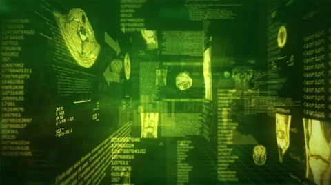 Medical Background. Loopable. Dolly in. Green. Stock-Footage 46747362