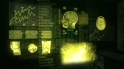 Medical Background. Loopable. Green. 360. Stock Footage 45200251