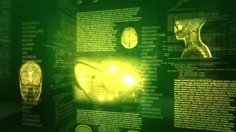 Medical Background. Loopable. Green. 360. Stock Footage 45204504