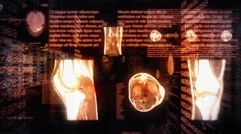 Medical Background. Loopable. Red. Dolly in. Stock Footage 45203423