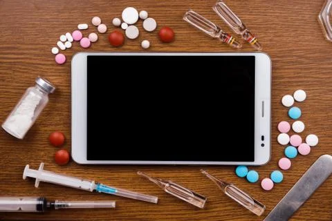 Medical background Stock Photos