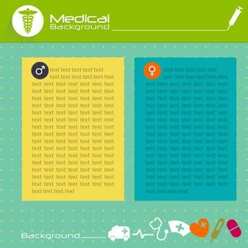 Medical background. Vector Illustration.. Stock Illustration