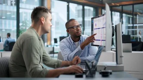 Medical Billing Coder Analyzes Spreadsheet Data Carefully For Accurate Report Stock Photos