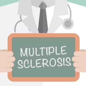 Medical Board Multiple Sclerosis イラスト素材
