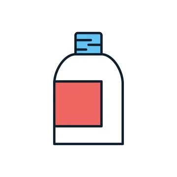 Medical Bottle Vector Icon Stock Illustration