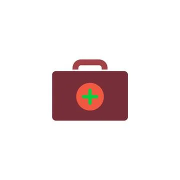 Medical box Icon Vector Illustrazione stock
