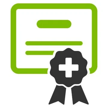 Medical Certification Icon Stock Illustration