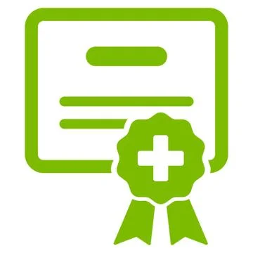 Medical Certification Icon Stock Illustration