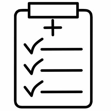 Medical chart icon Stock Illustration