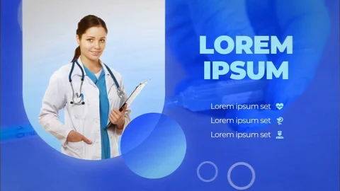 Medical Check-Up Programm 스톡 After Effects