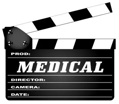 Medical Clapperboard Stock Illustration