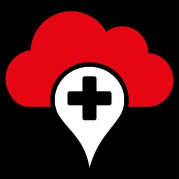 Medical Cloud Icon イラスト素材