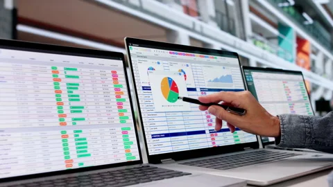 Medical Coder Carefully Reviews Billing Codes On Laptop Stock Footage 337227262
