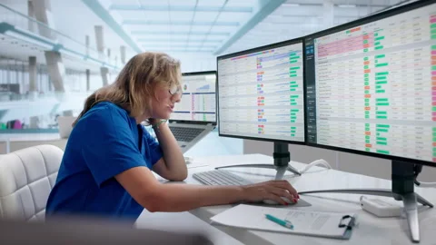 Medical Coder Feeling Stressed Stock Footage 340999017